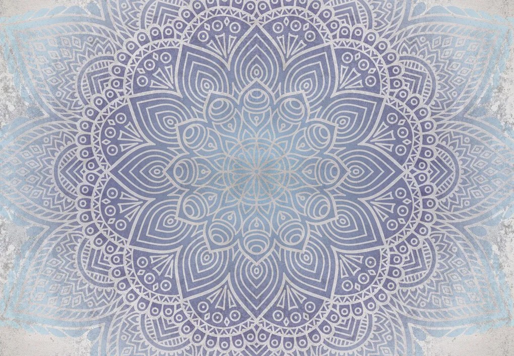 Fototapeta - Mandala v betóne (147x102 cm)