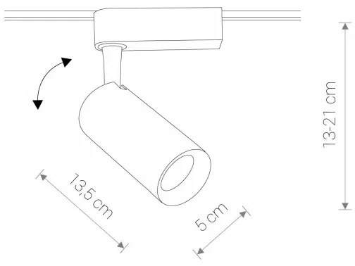 IRIS LED BLACK 9005, 3000K, 1360lm 1F