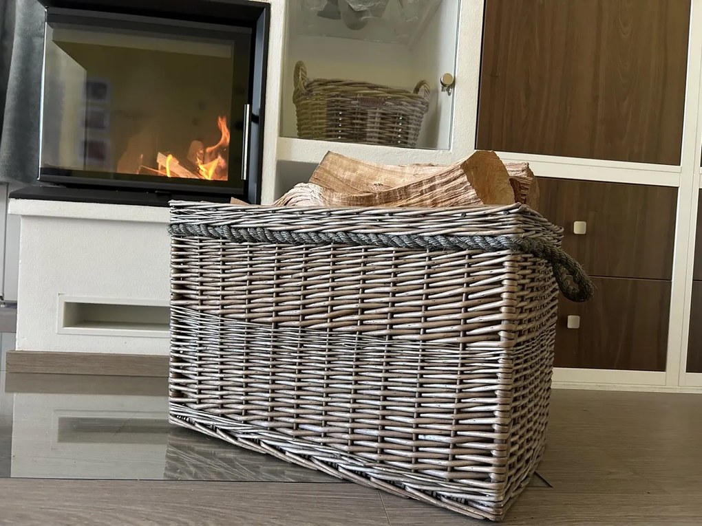 Truhla šedá Rozmery (cm): 58x38, v. 38