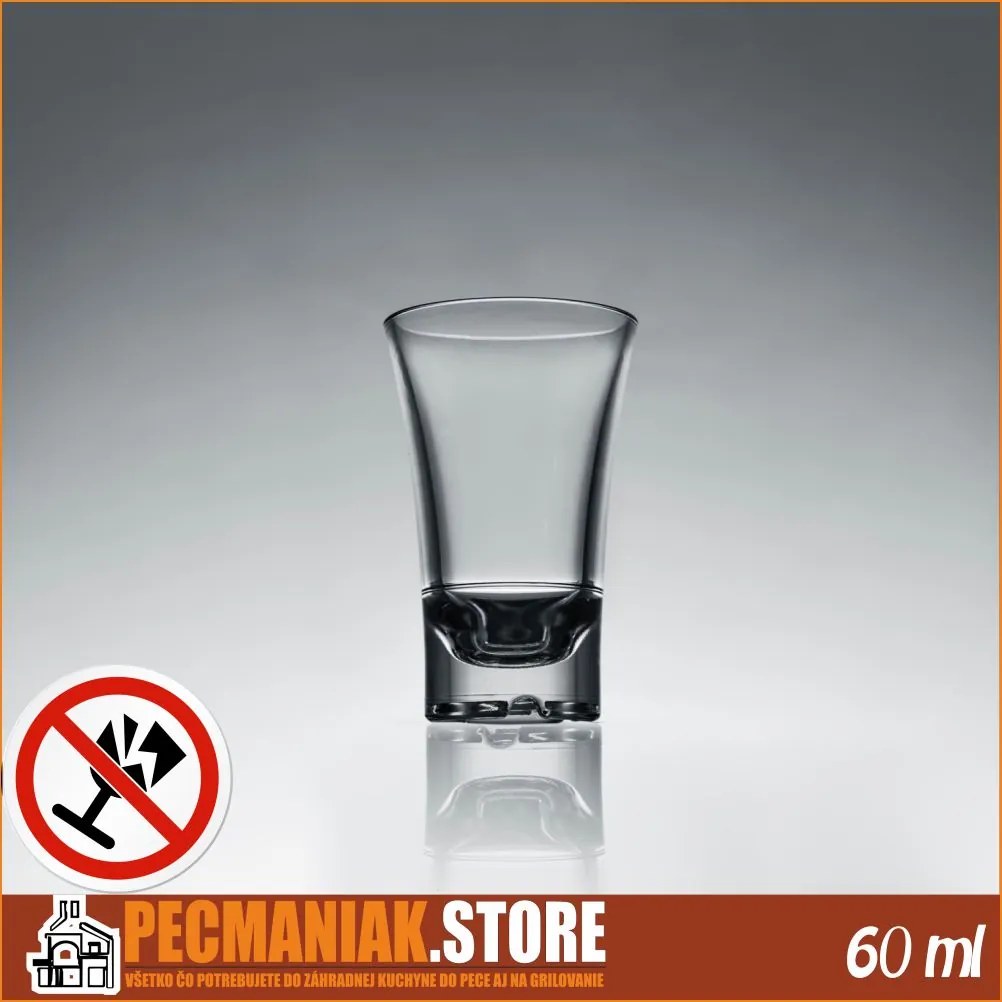 7700380 Polykarbonátový pohár Short 6 cl panaky na tvrdý alkohol ACHI