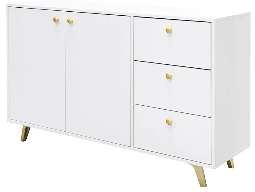 Komoda Astrodon 2D3S, Farby: čierna
