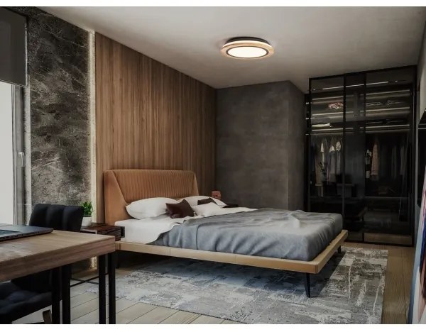 Ledvance - LED Stmievateľné stropné svietidlo SMART+ ORBIS WOOD LED/24W/230V Wi-Fi