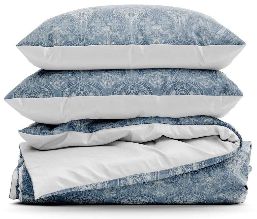 MAKOSATÉNOVÉ OBLIEČKY REINA46 160X200 CM, 2 KS 70X80 CM VZOROVANÉ