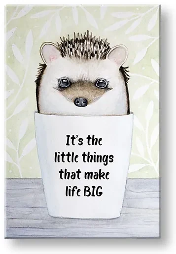 Obraz na stenu s textom Its the little things | rôzne rozmery