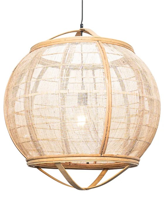 Inteligentné závesné svietidlo hnedé 58 cm vrátane Wifi G95 - Pascal