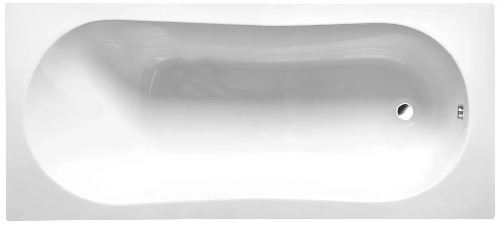 Aqualine Aqualine, JIZERA vaňa 150x70x39cm bez nožičiek, biela, G1570