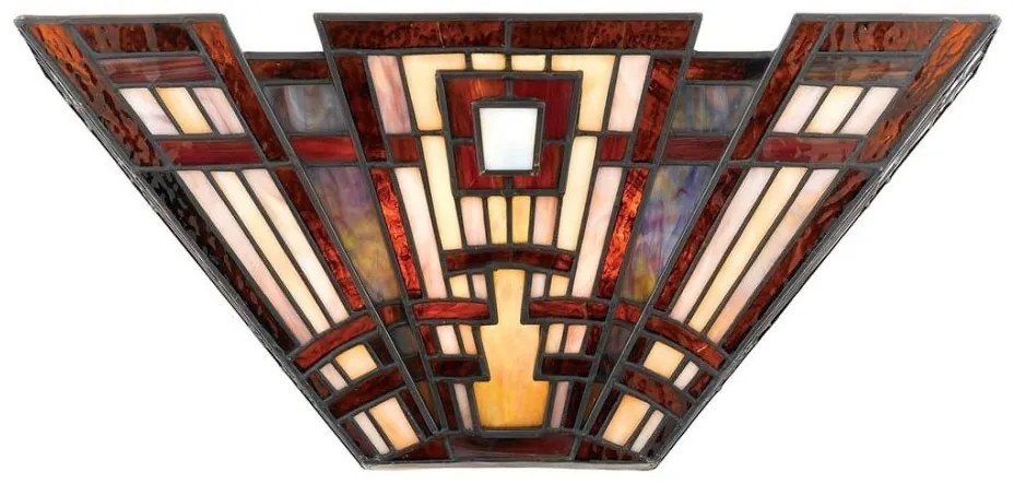 Elstead QZ-CLASSIC-CRAFT-WU - Nástenné svietidlo Tiffany CLASSIC 2xE14/60W/230V