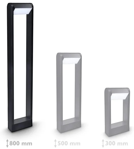 Brilagi - LED Vonkajšia lampa CROTONE LED/7W/230V IP54 80 cm