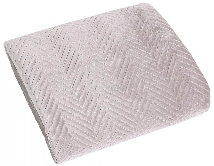 Dekorstudio Zamatový prehoz na posteľ SOFIA v púdrovoružovej farbe Rozmer prehozu (šírka x dĺžka): 170x210cm