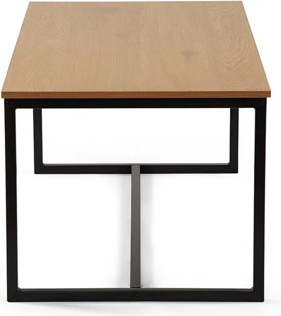 Konferenčný stolík v dekore duba v prírodnej farbe 47x90 cm Norden – Bonami Essentials