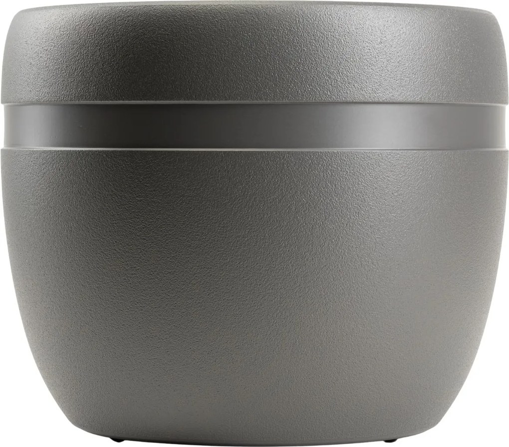 PLASTOVÝ KVETINÁČ LUNA CLASSIC 45,5X38 CM ANTRACITOVÁ