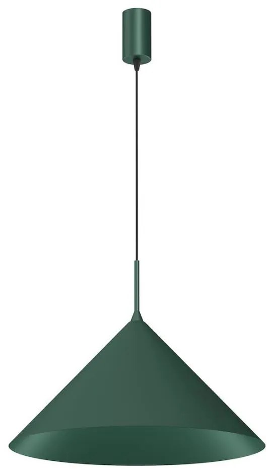 Luster na lanku CAPITAL 1xGX53/15W/230V Ø 46 cm zelený