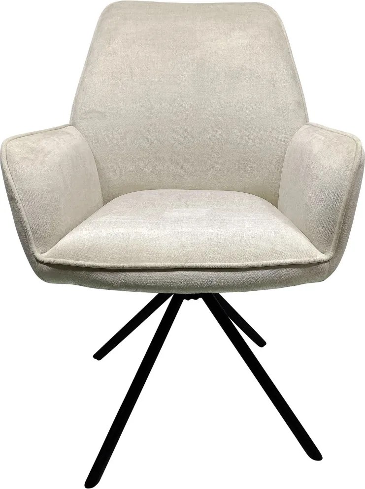 Jedálenská stolička Miracle, krémová látka