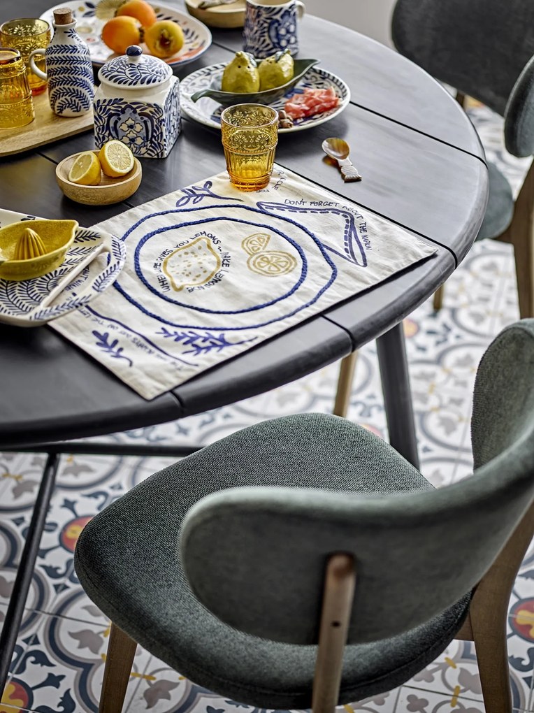 Bloomingville Prestieranie s prímesou ľanu Limone 33x48 cm