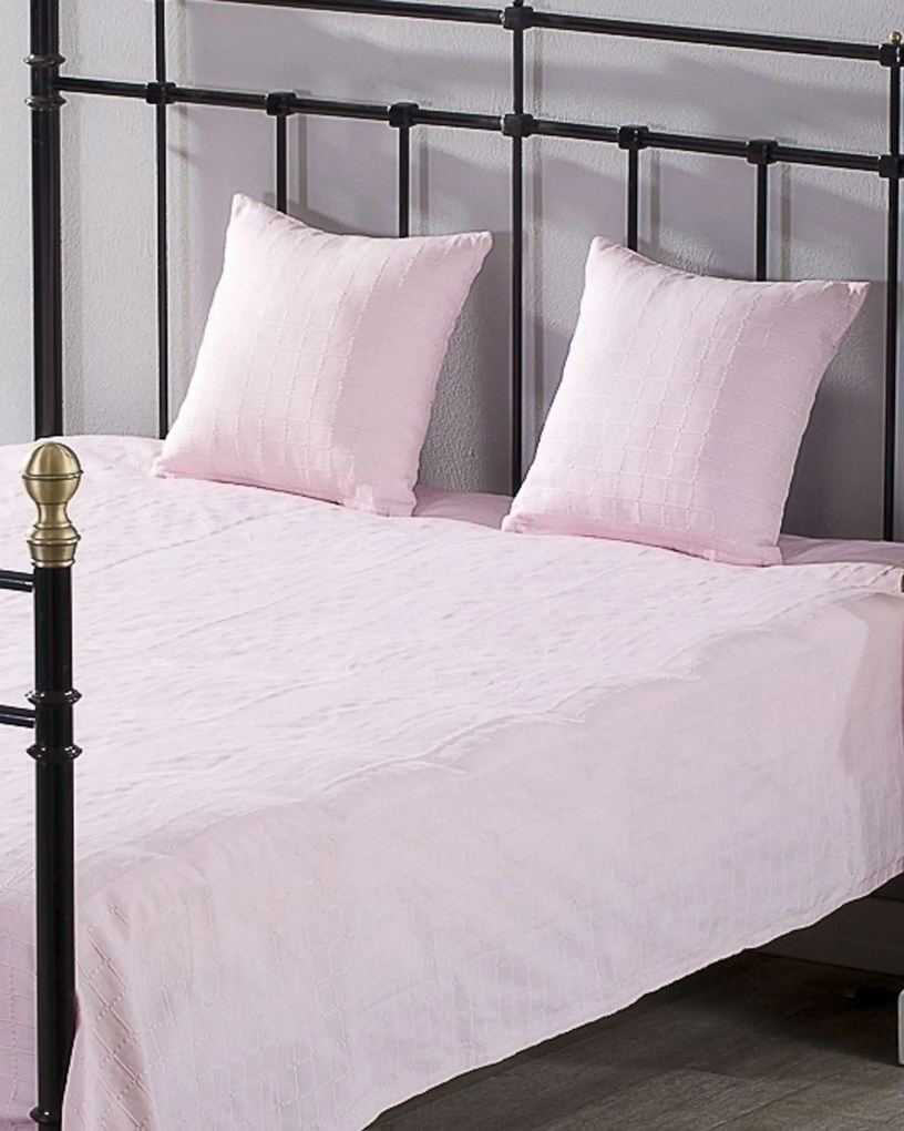 Súprava Milena pink rosa 180 × 260 cm – deka + 2 obliečky na vankúše