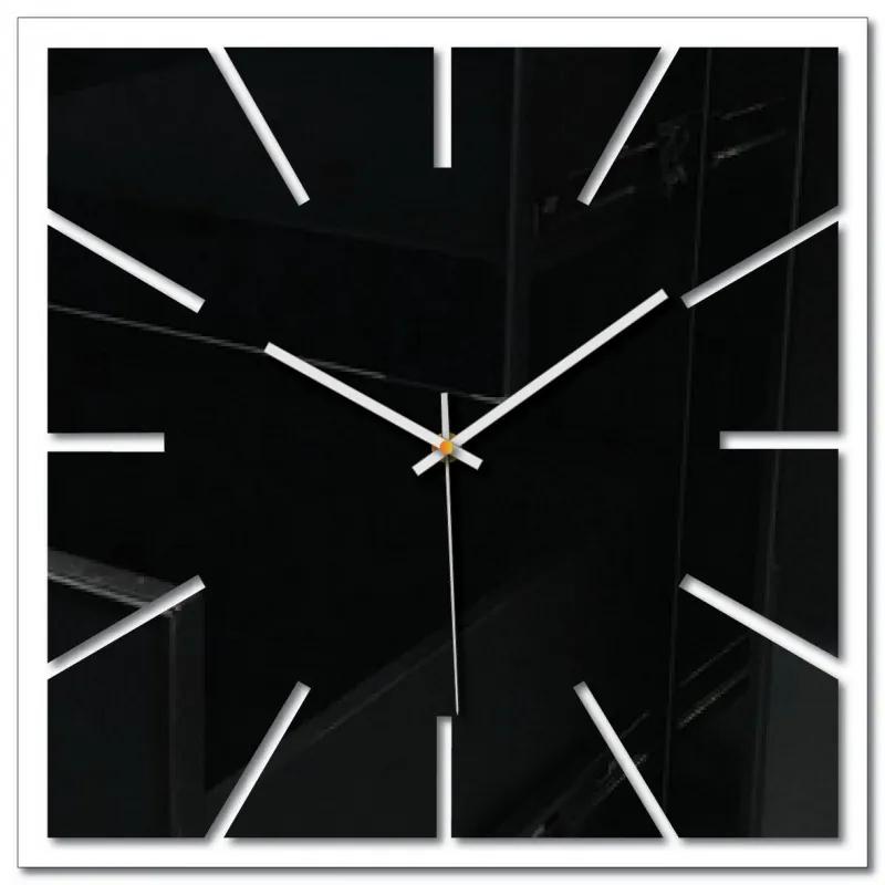 Nástenné hodiny Sentop X0100 plexisklo zrkadlo aj čierne