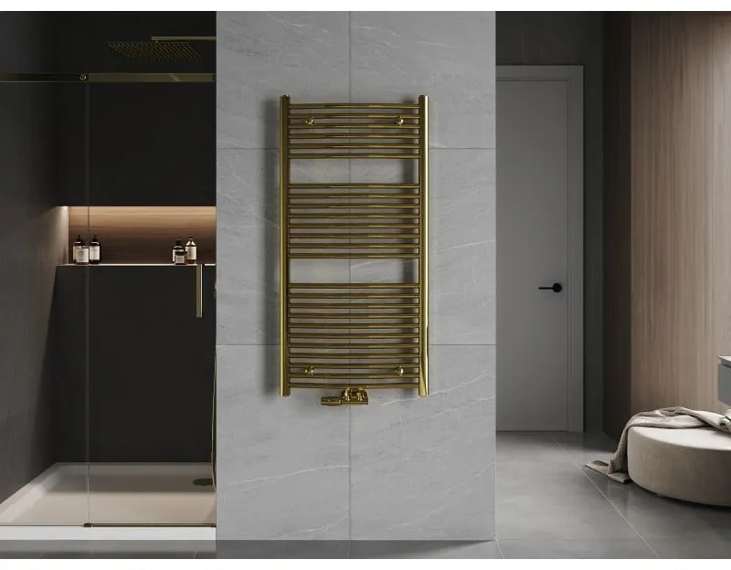 Mexen Ares, vykurovacie teleso 1200x600 mm, 490 W, zlatá lesklá, W102-1200-600-00-50