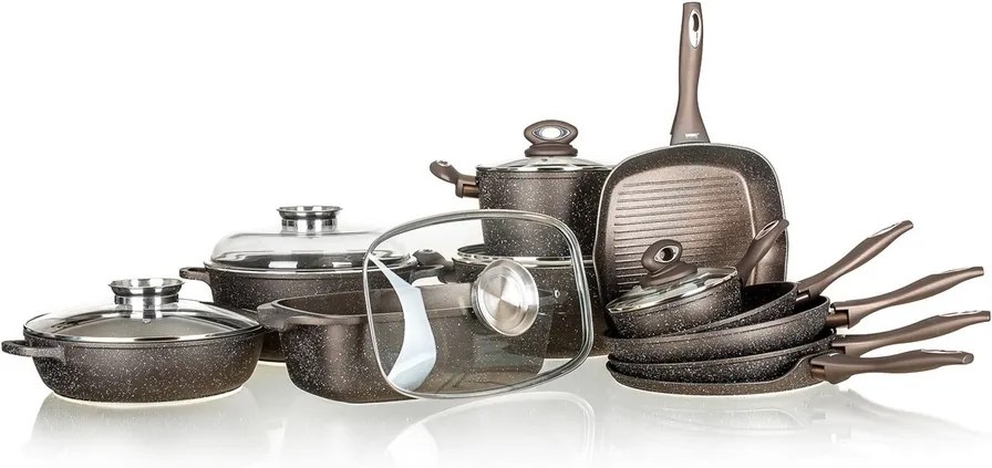 Banquet Panvica s nepriľnavým povrchom PREMIUM Dark Brown 24 x 4,8 cm, 24 cm