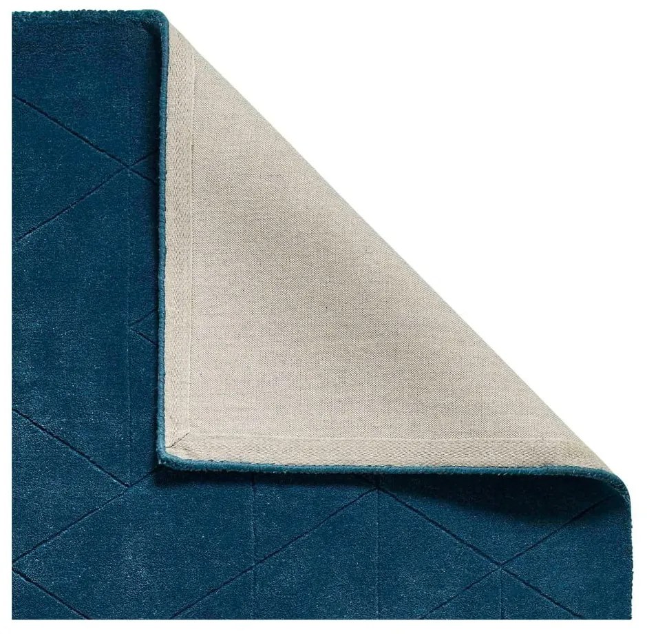 Modrý vlnený koberec Think Rugs Kasbah, 150 x 230 cm