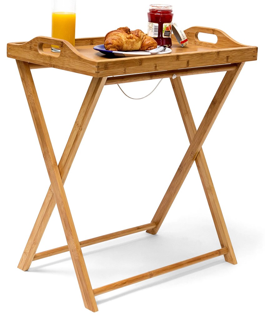 Stolík na raňajky so stojanom, Bamboo, RD9136