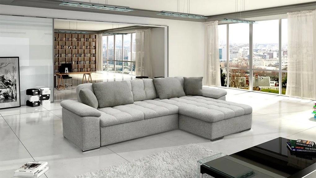 Rohová sedacia súprava Dino Premium, Dostupné poťahy: Piano 17, Strana: ľavá