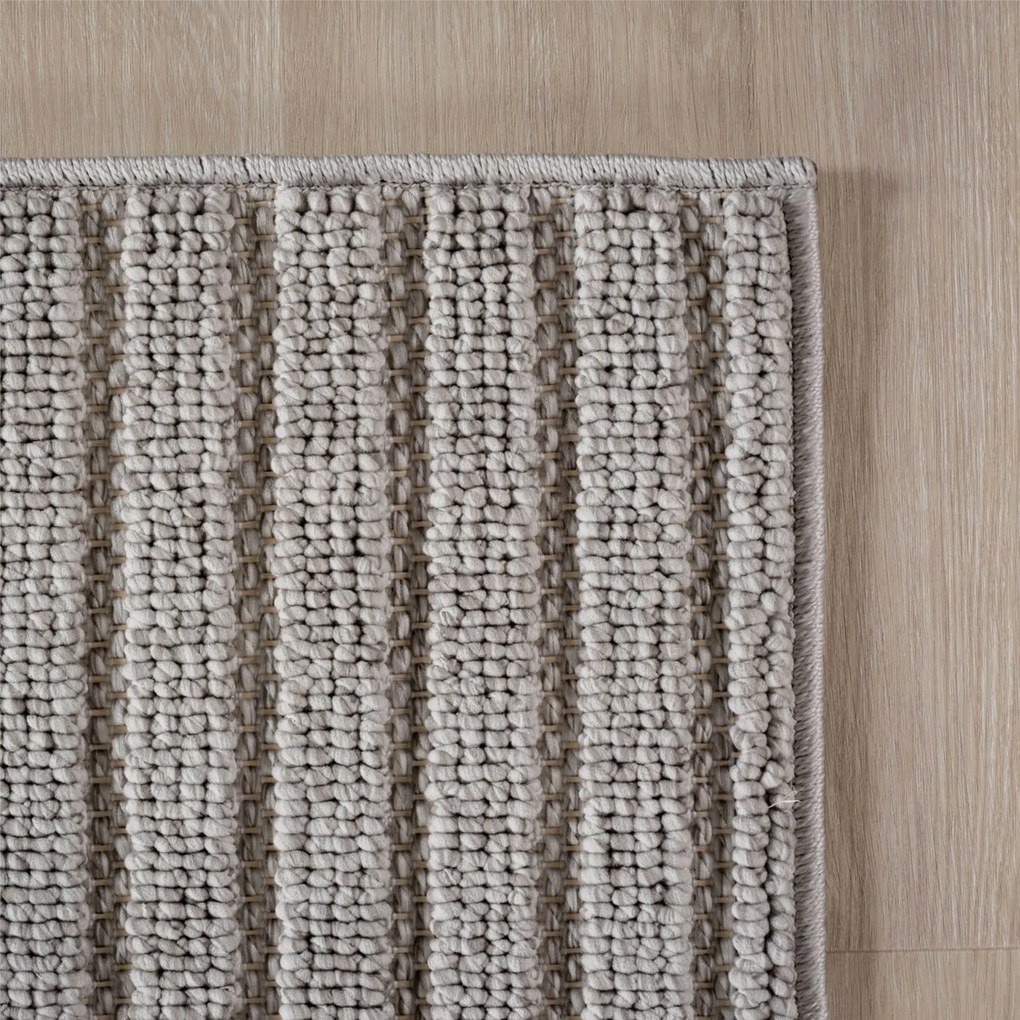 Ayyildiz, Kusový koberec Helix 2201 silver, 140x200, šedá, chodba / predsieň