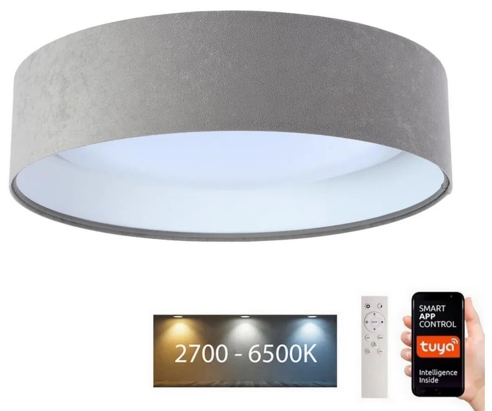 BPS Koncept LED Stropné svietidlo SMART GALAXY LED/24W/230V Wi-Fi Tuya šedá/biela + DO BS0512