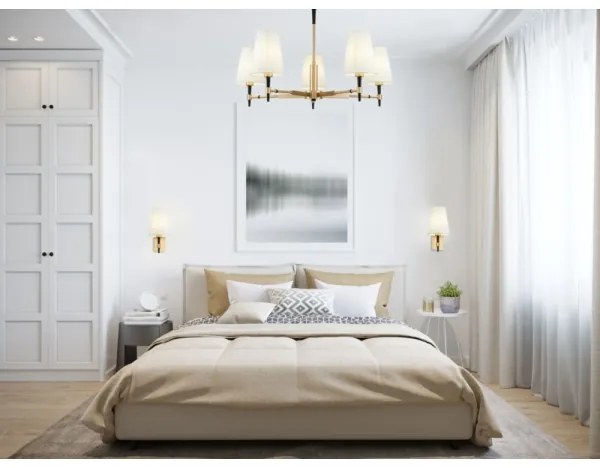 Maytoni H001CL-05BS - Luster na tyči ZARAGOZA 5xE14/40W/230V