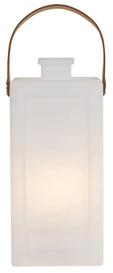 Sada 2 stolových lámp biely efekt plameňa nabíjateľná IP44 - Stard