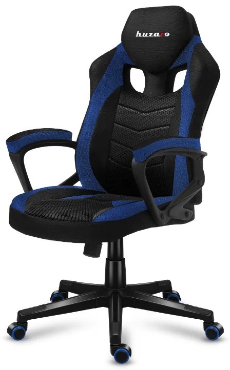 Tmavo modré herné kreslo z kolekcie FORCE 2.5