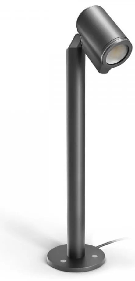 Steinel 058678-LED Vonkajšia lampa so súmrakovým senzorom 1xGU10/7,86W/230V IP44