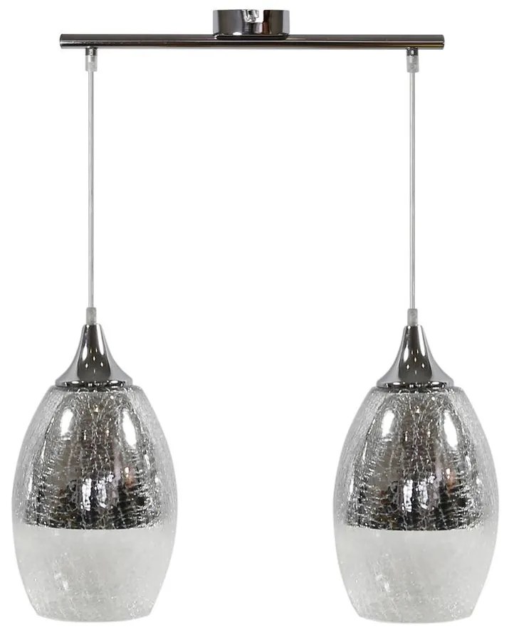 Candellux CELIA Luster 2X60W E27 Silver 32-51578