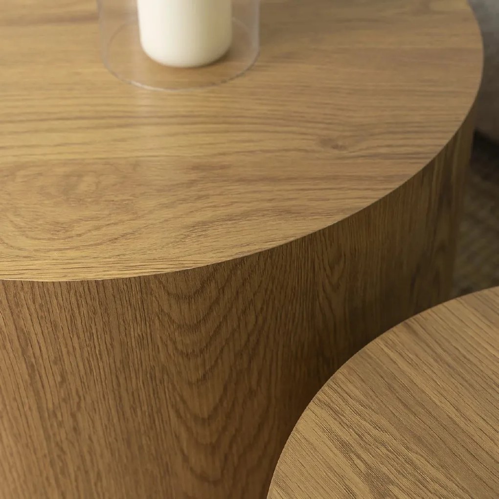 PROXIMA.store - Moderná zostava stolíkov LEILA FARBA: orech