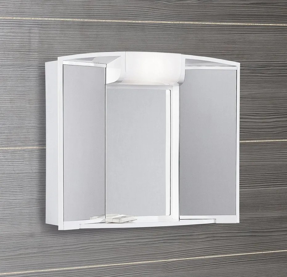 Aqualine Aqualine, RANO galérka 59x51x16cm, 2x12W, biela plast, 541302