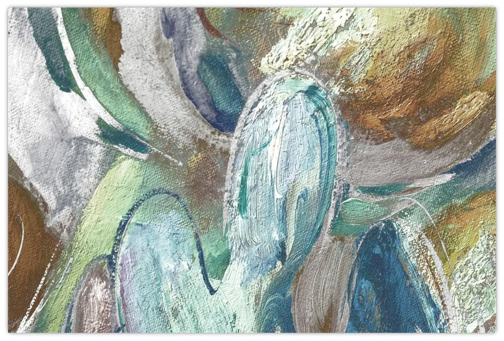 Obraz - Abstraktné maľba postavy (90x60 cm)