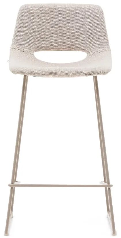 Béžová barová stolička (výška sedadla 65 cm) Zahara – Kave Home