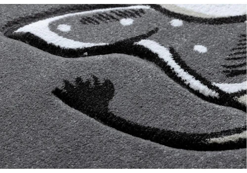 Detský kusový koberec Sloník sivý 180x270cm