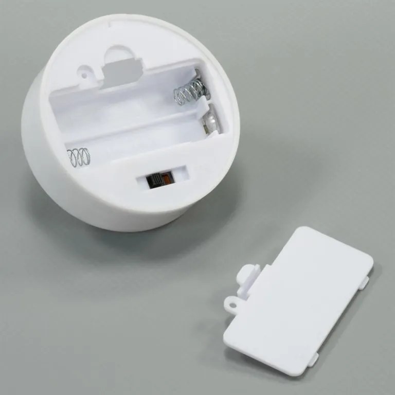 Sada batériových čajových sviečok s časovačom, biela, 8 ks