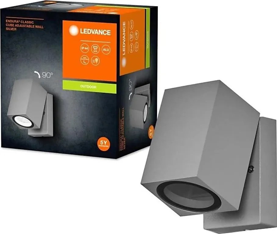 Ledvance - Vonkajšie nástenné svietidlo ENDURA CLASSIC 1xGU10/35W/230V IP44 sivé
