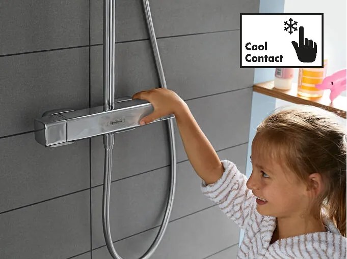 Hansgrohe ShowerTablet Select, termostatická vaňová batéria 700, chrómová, 13183000