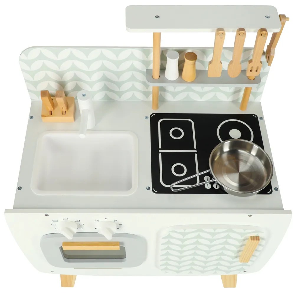 KIK Drevená retro kuchynka MDF LULILO