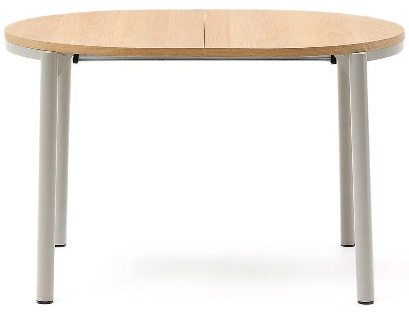 Rozkladací jedálenský stôl s doskou v dubovom dekore v prírodnej farbe 90x120 cm Montuiri – Kave Home