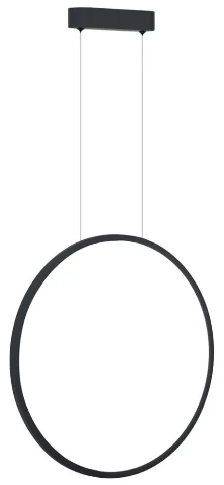 LED Luster na lanku SATURNO LED/28W/230V pr. 50 cm IP44 antracit