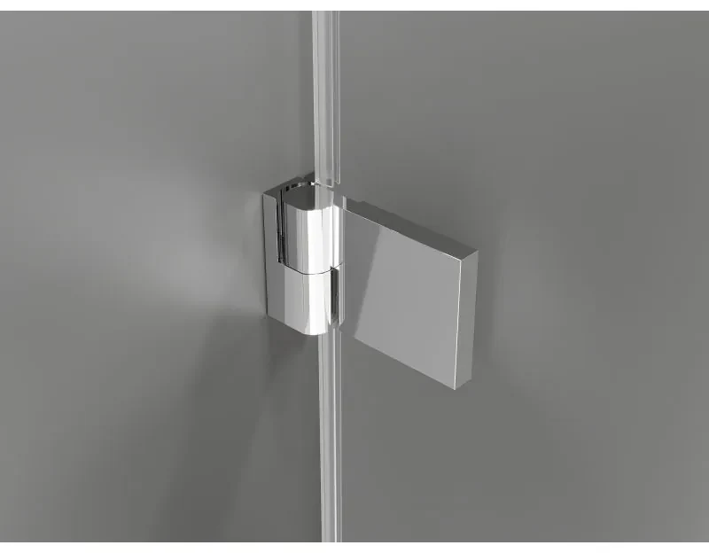 Mexen Lunar-B Duo, výklopný sprchový kút 85 x 80 cm, 8mm číre sklo, chrómový profil, 832-085L-080P-01-00