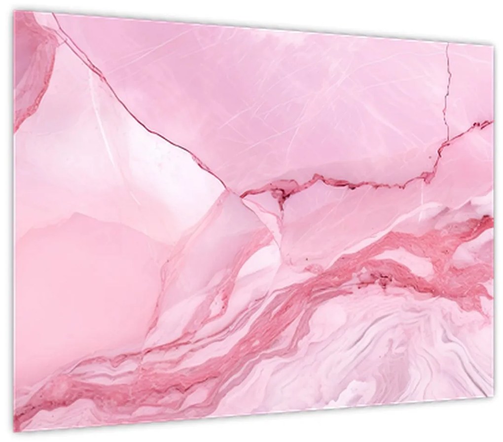 Obraz - Ružový mramor (70x50 cm)