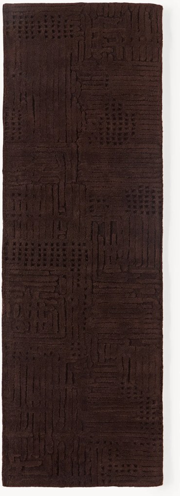 Ručne tuftovaný vlnený behúň Merima