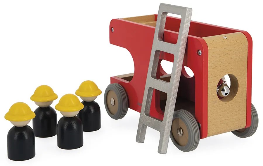 Drevené auto Bolid - Hasiči