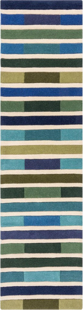 XXXLutz VLNENÝ KOBEREC, 60/230 cm zelená Flair Rugs - Online Only bytové doplnky - 003165034407