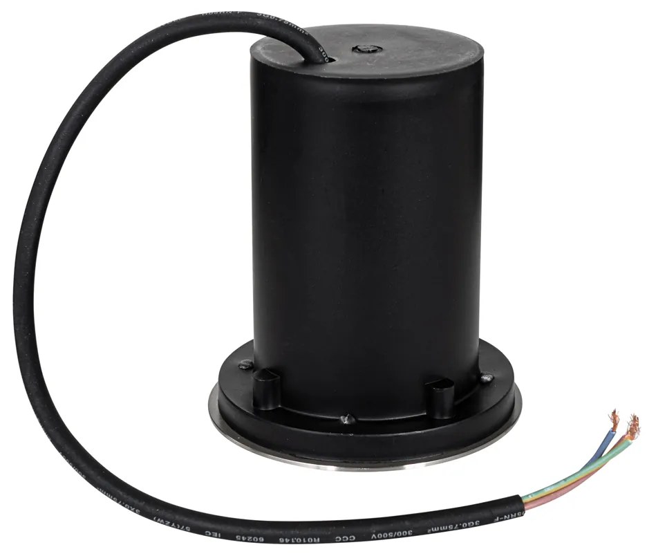 Sada 6 moderných vonkajších zemných bodových svetiel oceľ 35 mm nastaviteľné IP65 - Delux