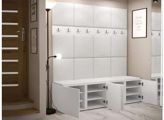 Predsieňová zostava Tavasz V, Farby: kašmír, Farba čalúnenia:: Abriamo 06